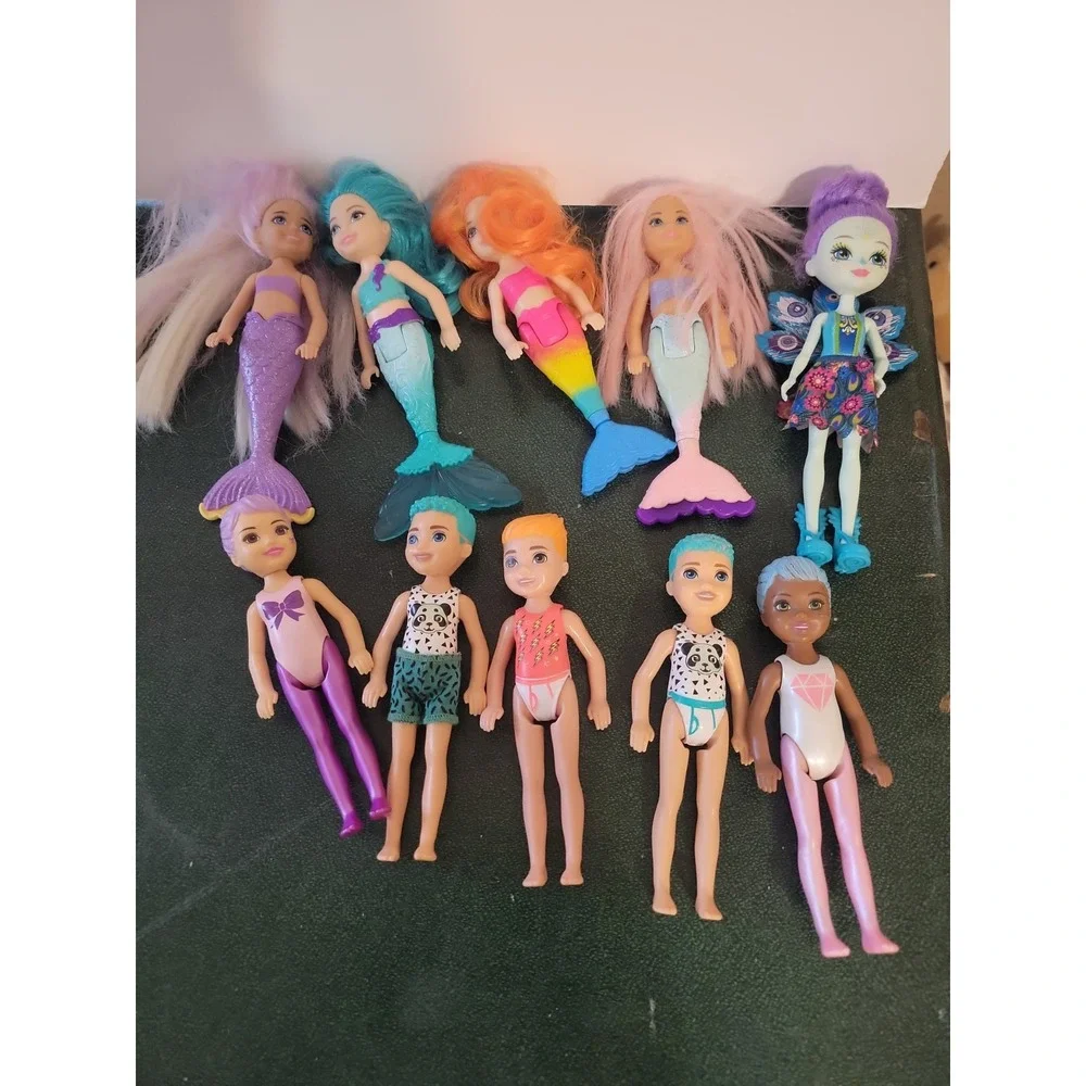 Mattel Barbie Dreamtopia Color Reveal Chelsea Darin boy  Kelly Mermaid lot